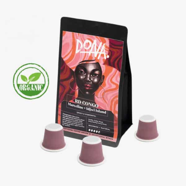 RD Congo by Marceline Organic Fair Trade New Crop Home Compostable Capsules